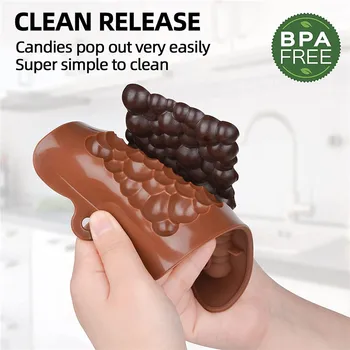 Noul Silicon Mucegai Ciocolata Pauză În Afară Non-Stick De Tort Mucegai Ciocolata Matriță Pentru Copt Produse De Patiserie Instrumente Tort Candy Bar Formă