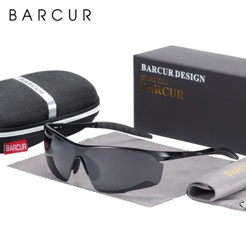 BARCUR Sport din Aluminiu Magneziu Barbati ochelari de Soare pentru Femei ochelari de Soare Polarizat Anti-Reflexie nuante oculos de sol feminino