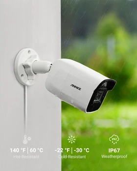 ANNKE 4X HD Ultra 8MP POE Camera 4K Piscină Interioară rezistentă la Intemperii Securitate de Rețea Glonț EXIR Viziune de Noapte Alertă e-Mail Camera Kit