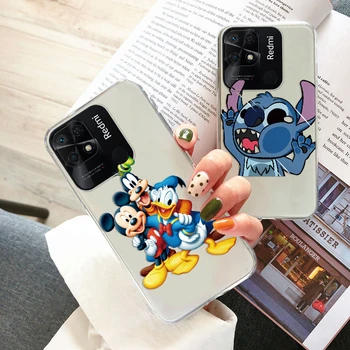 Pentru Xiaomi Redmi 10C Telefon NFC Caz Mickey Minnie Mouse Daisy Donald Duck Cusatura Clar Silicon Moale Redmi10c 10 C Capacul din Spate