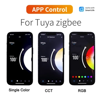 Tuya Smart LED Controler Wifi, Zigbee Alexa Google Asistent Alice APP Remote Control Vocal Wireless Dimmer pentru LED Strip Lumina