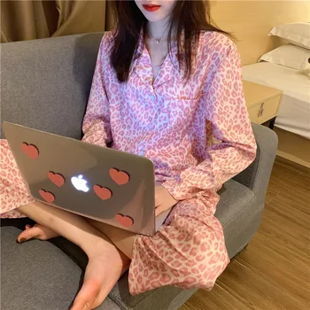 2022 noi pijamale femei de primăvară și de toamnă bumbac maneca lunga cardigan senior sentiment poate fi purtat în afara rezidențiale costum set