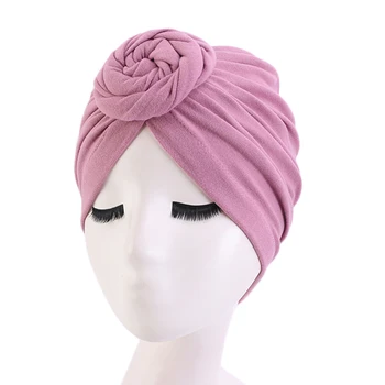 Gogoasa Turban Capace Pentru Femei Stretch Musulmane Hijab Capac De Bumbac Moale Văl Capota Hat Ladies Headband Turbane Headwrap