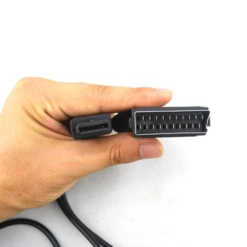 UE 1,8 m PVC RGB Scart Video Cablu AV Cablu de Plumb Pentru PAL Nintendo N64 NGC