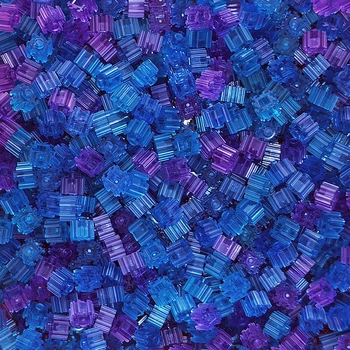 1000PCs 6*6mm Culoare Transparent Artă Pixel Puzzle 1000PCs Blocuri 3D DIY Mici de Cărămidă Puzzle Jucărie