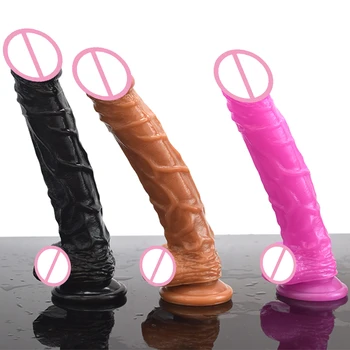 LUUK de Mult Vibrator Realist Vas de Sânge Imitație Penis Imitator De Femeie Vibrator Masturbare Purta Jucării pentru Adulți Cauciuc Dick