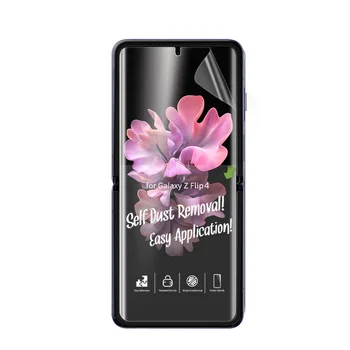 6D Curbat Ecran Protector Pentru Samsung Galaxy Z Flip 4 5G Moale, Flexibil Hidrogel Filmul Garda de Ecran Gel Plin Nu Acoperă Sticla