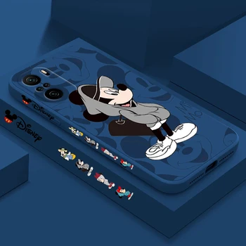 Disney Mickey Minnie Mouse Telefon Caz Pentru Xiaomi Redmi Nota 11 11S 11T 10 10 9 9 T 9 8 Pro Plus 5G Lichid Stânga Coarda Acoperi