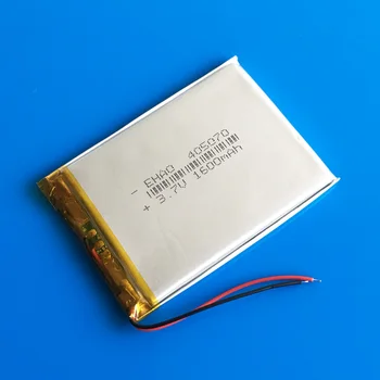 3.7 V 1600mAh li-po baterie reîncărcabilă 4*50*70 litiu-polimer li-ion celule pentru navigator GPS DVD recorder e-book camera PSP