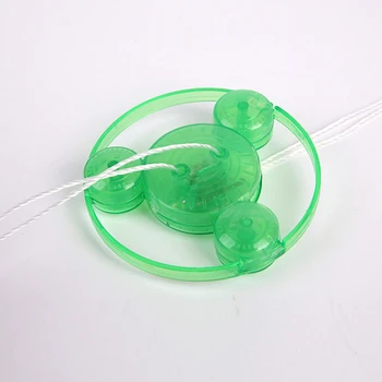 Intermitent Yoyo Jucărie de Plastic în aer liber plin de culoare LED Lumină Trăgând Firul Farfurie Zburătoare Copii Clasic yo-yo Mingea Jucărie