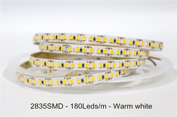 Flexibil LED Strip lumină 5M 2835 SMD 12V DC 60/120/180/240 Led-uri/m Banda LED Lampă Strălucitoare decât SMD 3528 LED-uri Panglică Șir lumina