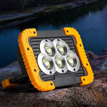 50w Lanterna Portabil USB Reîncărcabilă Lanterna LED-uri Lumina de Lucru COB Lanterna Agățat lampa Solara Pentru Camping în aer liber