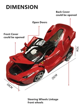 Bburago Scala 1:18 Ferrari LaFerrari Premium Edition Metal turnat sub presiune Model de Masina de Vehicule de Colectare pentru Copii Jucarii pentru Copii pentru Baieti