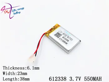 3.7 v Baterie Litiu-Polimer 062338 612338 550mah Mp3 Mp4 Gps Bluetooth 6.1*23*38 mm Baterie cu Litiu Mic Stereo Bluetooth Gps