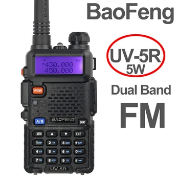 Original BaoFeng walkie talkie UV-5R două fel de radio cb versiune de upgrade baofeng uv5r 128CH 5W VHF UHF 136-174Mhz & 400-520Mhz