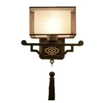 Nou Chinezesc Lampă De Perete Modernă, Simplă Lampă De Noptieră Camera De Zi Dormitor Studiu Culoar Lampa Retro Acasă Stil Chinezesc Lampa