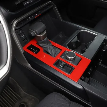 ABS Rosu Pentru Toyota Tundra 2022-2023 Interior Modificarea Mașina de Centru de Control Benzi Tapiterie Usa Tapiterie Autocolant Accesorii Auto