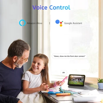 3MP Tuya Smart Home Wifi Camera IP 1080P de Urmărire Automată Wireless Baby Monitor Audio-Video Camere de Supraveghere Funcționează Cu Alexa