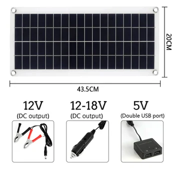 800L/H Panou Solar Kit Brushless Pompa de Apa Solare Solar Mobil cu Panou Fotovoltaic Fântână de apă Pompă de Apă Piscină Pompa de Iaz