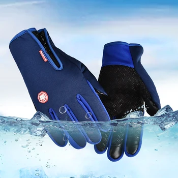 De iarnă Mănuși de Cald Mănuși de Motociclete Ecran Tactil complet de deget de Mănușă Termică Windproof Mănuși de Sport în aer liber, Ciclism Snowboard