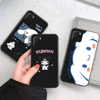 Hello Kitty Kuromi Telefon Caz Pentru Funda iPhone 13 11 Pro Max 12 Mini X XR XS Max SE 2020 Lichid de Silicon Carcasa Celular Coque