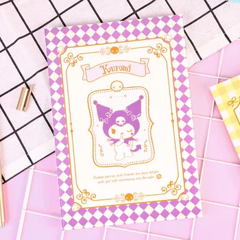 Kawaii Kuromi Cinnamoroll Mea Melodia Hello Kitty Linie Book Student Linie Orizontală Carte De Desene Animate Drăguț Notebook Notebook-Uri De Papetărie