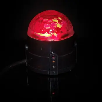 Voice Control cu LED-uri RGB Etapă Lămpi de Cristal Magic Ball Control Sunet cu Laser Etapă Efect de Lumină Petrecere Disco Club DJ Lumina Picătură Navă