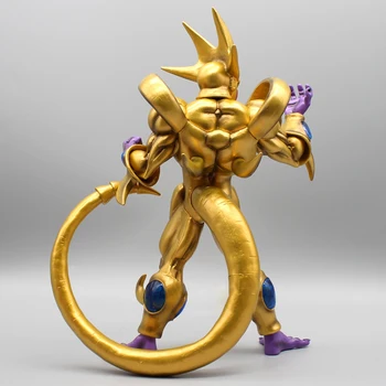 Dragon Ball Jucărie 33cm Gulabrolli de Aur Frieza Regele Gogeta Figura Model de Decor Negativ Personaj Periferic Papusa Cadouri