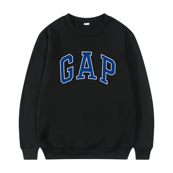 De vânzare la cald crewneck sweater barbati tricou albastru alfabet model GAP lână casual termică pulover bărbați și femei de stradă