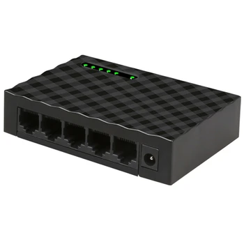 5-Port Switch de Rețea 4 fire RJ45 Gigabit 1000Mbps Ethernet Splitter de Călătorie Lan Switch Hub Pentru PC Desktop UE Plug