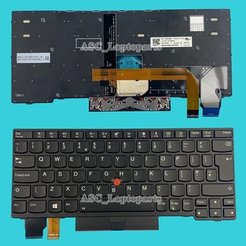 Noi BRITANIE Tastatura QWERTY pentru Lenovo Thinkpad X280 A285 X395 X390 , L13 gen 1 L13 Yoga gen 1 , X13 Gen 1 , L13 gen 2 cu iluminare din spate, Cadru