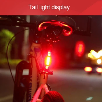 Biciclete Coada Lumina De Încărcare Usb Noapte De Echitatie Flash De Munte, Accesorii Pentru Biciclete Echipament De Echitatie Creative De Avertizare Strobe Light