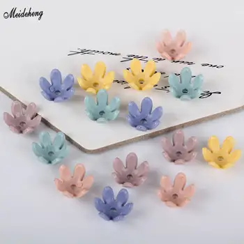 Acrilice Moda Bijuterii Floare de Par Margele Prin Gaura de Șase Gheare Ac de păr Decor Cercei DIY Accesorii Handmade
