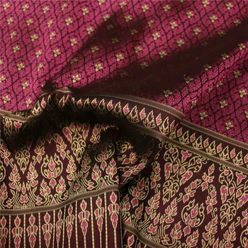 C1038 Etnice Asia de Sud, Birmania, Thailanda Dai femeii Stil Jacquard Fusta Tesatura de BRICOLAJ, Materiale de Cusut Poliester Îmbrăcăminte