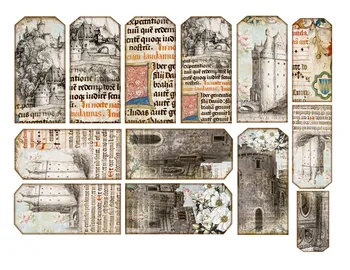 Monument Medieval Autocolante Meserii Și Scrapbooking autocolante jucarii copii carte autocolant Decorativ DIY Papetărie