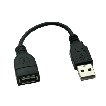 10CM USB 2.0 Extensie Cablu Scurt Cablu Pentru Smart TV PS4 Viteza de Date de Extensie de Încărcare Cabluri de sex Masculin La Feminin Sârmă 0,5 m 1,5 m 3m 5m