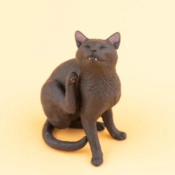 Pisici de Osamu Moriguchi Figura Mascot Capsule Jucării Pisica Neagra Pisica Calico Pisica Portocalie Q Versiune de Acțiune Figura Model Ornament Jucarii