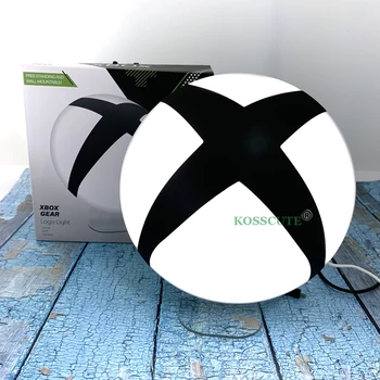 Joc Xbox Pictograma 3D Iluzie Lampa de Jocuri, Camera Configurare Desktop LED-uri Senzor de Lumini de Culoare Schimbare Computer de Fundal Decorarea Camerei