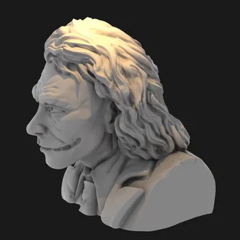 1/10 Clovn Bust Jack Nicholson GK Alb Model de Imprimare 3D Rășină figura Model