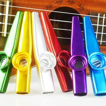6 Culori Opționale din Metal Durabil Kazoo Orff Instrumente Chitara Ukulele Partener pentru Flaut Instrument Iubitorii de Muzică