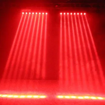 Etapa lumina 8*12w fascicul RGBW Led Beam Bară de Spălare de Lumină LED-uri cu Fascicul Bar în Mișcare Cap Lumina DMX 512 9/38 Canal DJ Show