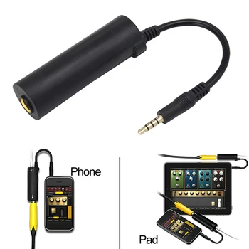 3.5 mm Audio Convertor de Interfață Interfață Chitara Convertor Adaptor pentru iPhone/iPad/iPod Guitar Tuner de Cablu Mix de Sunet Accesorii