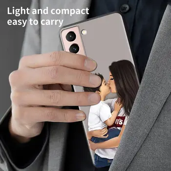 Caz de telefon Pentru Samsung Galaxy S20 S21 FE S20 S21 Ultra S20 S21 S10 S9 S8 Plus S10 Lite S7 Edge Coque Mama Tata Dragostea de familie