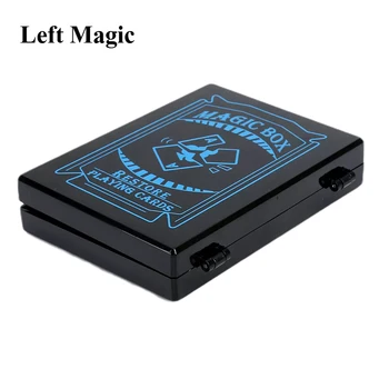 Surpriza A Restabili Cutie Trucuri De Magie Neagră Cutie De Plastic Rupte De Hârtie Cazul In Care Cardul Close-Up Magic Trucuri Elemente De Recuzită De Jucării Pentru Copii Pentru Adulti