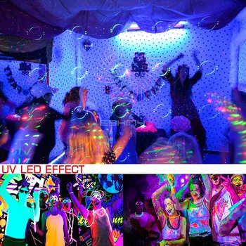 ESHINY Mini 6 Len DJ RGB UV LED Disco Party Lumina R&G Laser Proiector 60 De Modele de Casa de Dans de Ziua Efect de Scena Lampa USB R8N7