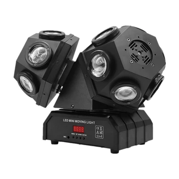 18x10w 4in1 RGBW LED Beam în Mișcare Cap Lumina 3 Capete Fascicul cu Laser RGB Etapa de Iluminat Proiector DMX DJ Disco Bar Lumini de Partid
