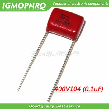 10BUC 400V104J Pas 10mm 0.1 UF 100NF 400V 104 CBB 400V104J-P10 Polipropilena film condensator
