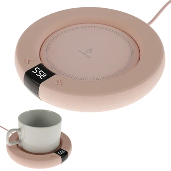 Electric Ceașcă de Cafea Caldă Coaster 3 Temperaturi LED Smart Băutură Ceașcă Cald pentru Ceai, Lapte, Apă, Băuturi Filtru de Încălzire