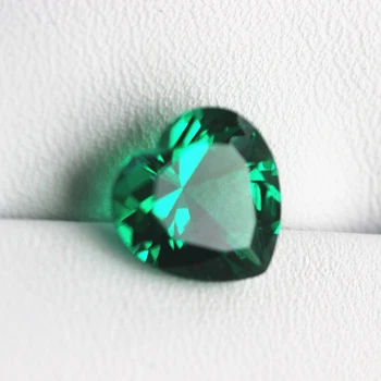Verde în formă de inimă nano fermecător creative stone șirag de mărgele maikings strălucitoare margele vrac bijuterii diy margele excelent impecabil