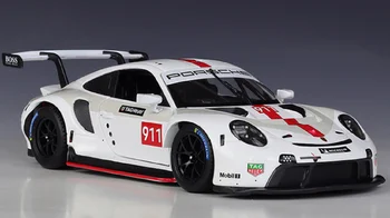 Bburago 1:24 Porsche 911 RSR turnat sub presiune Model de Masina Alb Nou in Cutie